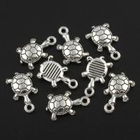 Zinc Alloy Animal Pendants, Turtle, antique silver color plated, lead & cadmium free Approx 1mm 