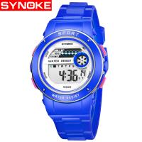 Synoke® Kinderuhr
, Kunststoff, mit Glas & Edelstahl, chinesische Bewegung, Lebenswasserbeständig & pedometer 3D & Multifunktions & für Kinder & einstellbar & LED & glänzend, keine, 42.96x14.3mm, Länge:ca. 9 ZollInch, verkauft von PC