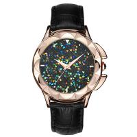 Reloj de Pulsera de mujeres, Cuero de PU, con rhinestone de acrílico & dial de aleación de cinc, movimiento chino, chapado, ajustable & para mujer & impermeable, más colores para la opción, 37.6x12mm, longitud:aproximado 9 Inch, Vendido por UD