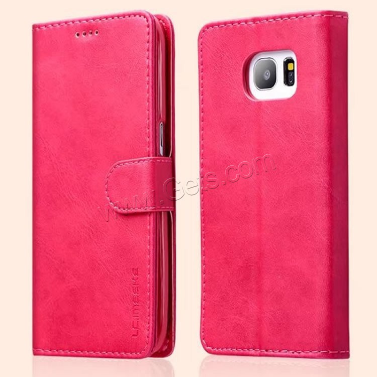 Etui pour téléphone mobile, cuir PU, avec Plastique TPU, pour téléphone portable SAMSUNG & unisexe & styles différents pour le choix, plus de couleurs à choisir, Vendu par PC