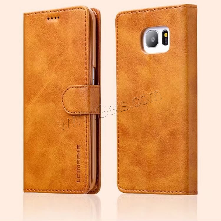 Etui pour téléphone mobile, cuir PU, avec Plastique TPU, pour téléphone portable SAMSUNG & unisexe & styles différents pour le choix, plus de couleurs à choisir, Vendu par PC