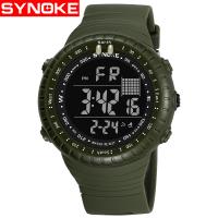 Reloj de la joyería de los hombres de Synoke®, El plastico, con Vidrio & acero inoxidable, movimiento chino, Resistente al agua de la vida & ajustable & LED & para hombre & luminoso, más colores para la opción, 54.74x16.57mm, longitud:aproximado 10 Inch, Vendido por UD