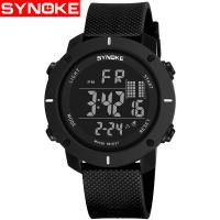 Montre à bijoux pour hommes Synoke®, Plastique, avec verre & acier inoxydable, mouvement chinoise, Résistant à l’eau de vie & réglable & LED & lumineux, plus de couleurs à choisir Environ 11 pouce, Vendu par PC