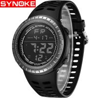 Montre à bijoux pour hommes Synoke®, Plastique, avec verre & acier inoxydable, mouvement chinoise, Résistant à l’eau de vie & réglable & LED & lumineux, plus de couleurs à choisir Environ 11 pouce, Vendu par PC