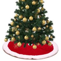 tissu Christmas Tree Skirt, Bijoux de Noël, 1220mm, Vendu par PC