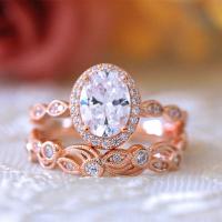 Rhinestone Brass Finger Ring, plated & with rhinestone 