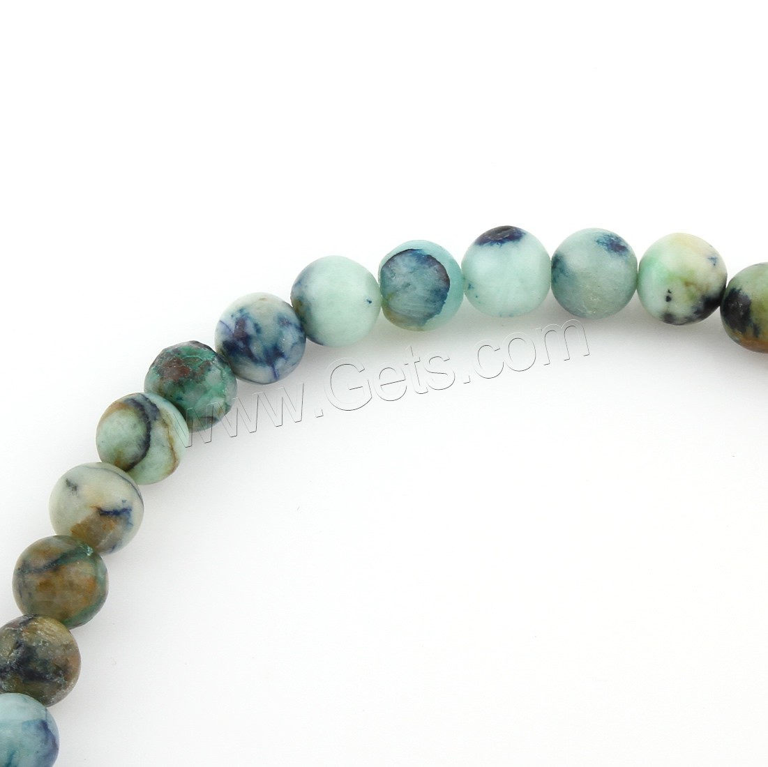 Blue Speckle Stone Beads, Round, different size for choice, Hole:Approx 1mm, Length:Approx 15.5 Inch, Sold By Strand