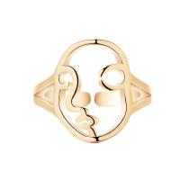 Zinc Alloy Finger Ring, real gold plated, for woman, lead & cadmium free, US Ring 