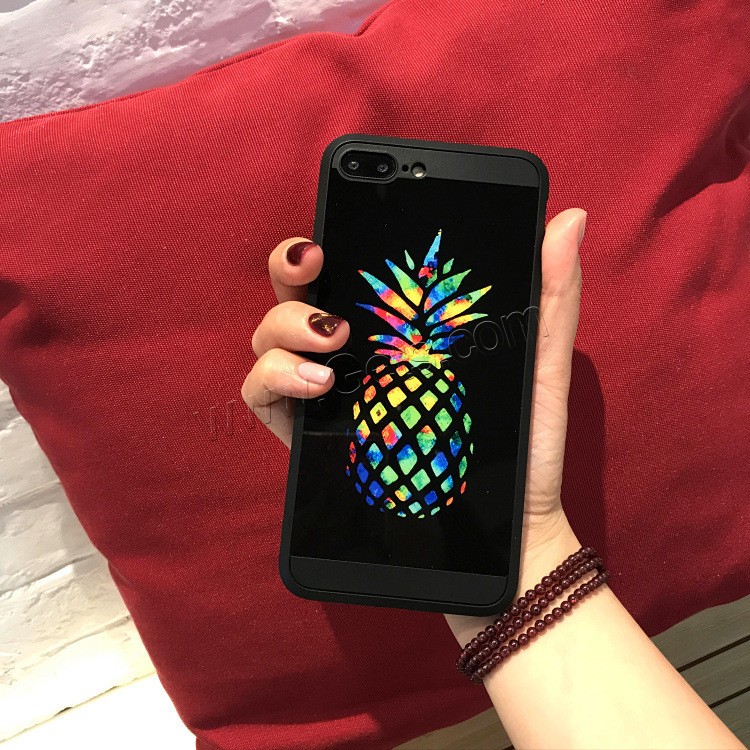 Mobile Phone Cases, TPU, with Acrylic, Pineapple, different styles for choice, Sold By PC