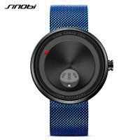 Sinobi®Men reloj de joyería, acero inoxidable, con Vidrio & aleación de zinc, movimiento japonés, chapado, Resistente al agua de la vida & para hombre, más colores para la opción, 42x10mm, longitud:aproximado 7.5 Inch, Vendido por UD