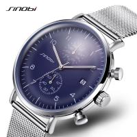 Montre à bijoux féminin Sinobi®, alliage de zinc, avec verre & acier inoxydable, mouvement chinoise, Placage de couleur argentée, Résistant à l’eau de vie & pour femme & lumineux, plus de couleurs à choisir Environ 9 pouce, Vendu par PC