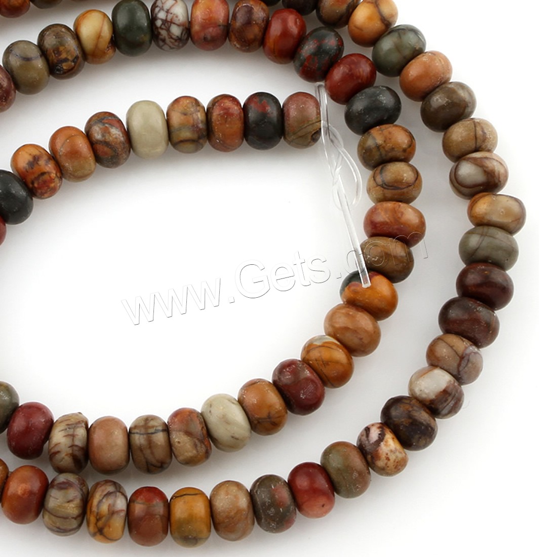 Pinus koraiensis Beads, with Fishing Line, Flat Round, different size for choice, Hole:Approx 1mm, Length:Approx 15.5 Inch, Sold By Strand