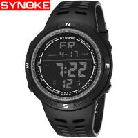 Montre à bijoux pour hommes Synoke®, Plastique, avec verre & acier inoxydable, mouvement chinoise, Résistant à l’eau de vie & réglable & LED & lumineux, plus de couleurs à choisir Environ 11 pouce, Vendu par PC