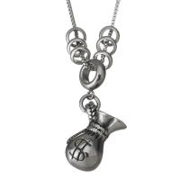 Stainless Steel Jewelry Necklace, Money Bag, box chain & for woman & blacken  1mm Approx 17 Inch 