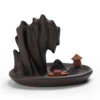 Incense Smoke Flow Backflow Holder Ceramic Incense Burner, Porcelain, durable 