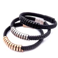 Edelstahl Armband, plattiert, geflochten & unisex & Anti-Müdigkeit, keine, 8mm, Länge:ca. 8 ZollInch, verkauft von Strang