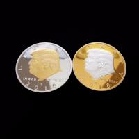 Zinc Alloy Commemorative Coin, plated, Unisex 