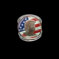 Zinc Alloy Commemorative Coin, silver color plated, Unisex 