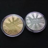 Zinc Alloy Commemorative Coin, plated, Unisex 