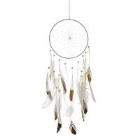 Fashion Dream Catcher, Cotton, with Feather, Tassel, 700mm 