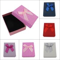 Paper Gift Box, with Silk, Rectangle 