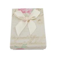 Paper Gift Box, with Silk, Rectangle 