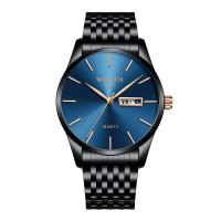 WLISH® Men Jewelry Watch, acier inoxydable, avec verre & alliage de zinc, mouvement chinoise, Placage, Résistant à l’eau de vie & pour homme, plus de couleurs à choisir Environ 9 pouce, Vendu par PC