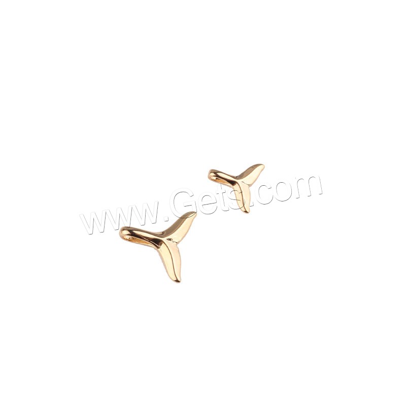 Brass Jewelry Pendants, 18K gold plated, different size for choice & for woman, Hole:Approx 0.5mm, 20PCs/Lot, Sold By Lot