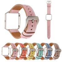 レザー 時計のバンド, シルバーメッキ, Fitbitブレイズ用, 無色, 23mm, 長さ:約 7 インチ, 売り手 パソコン