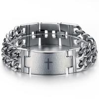 Acier titane bracelet, styles différents pour le choix & pour homme, Vendu par brin