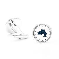 Zinc Alloy Cufflinks, with Glass, Flat Round, plated, time gem jewelry & Unisex & decal lead & cadmium free 