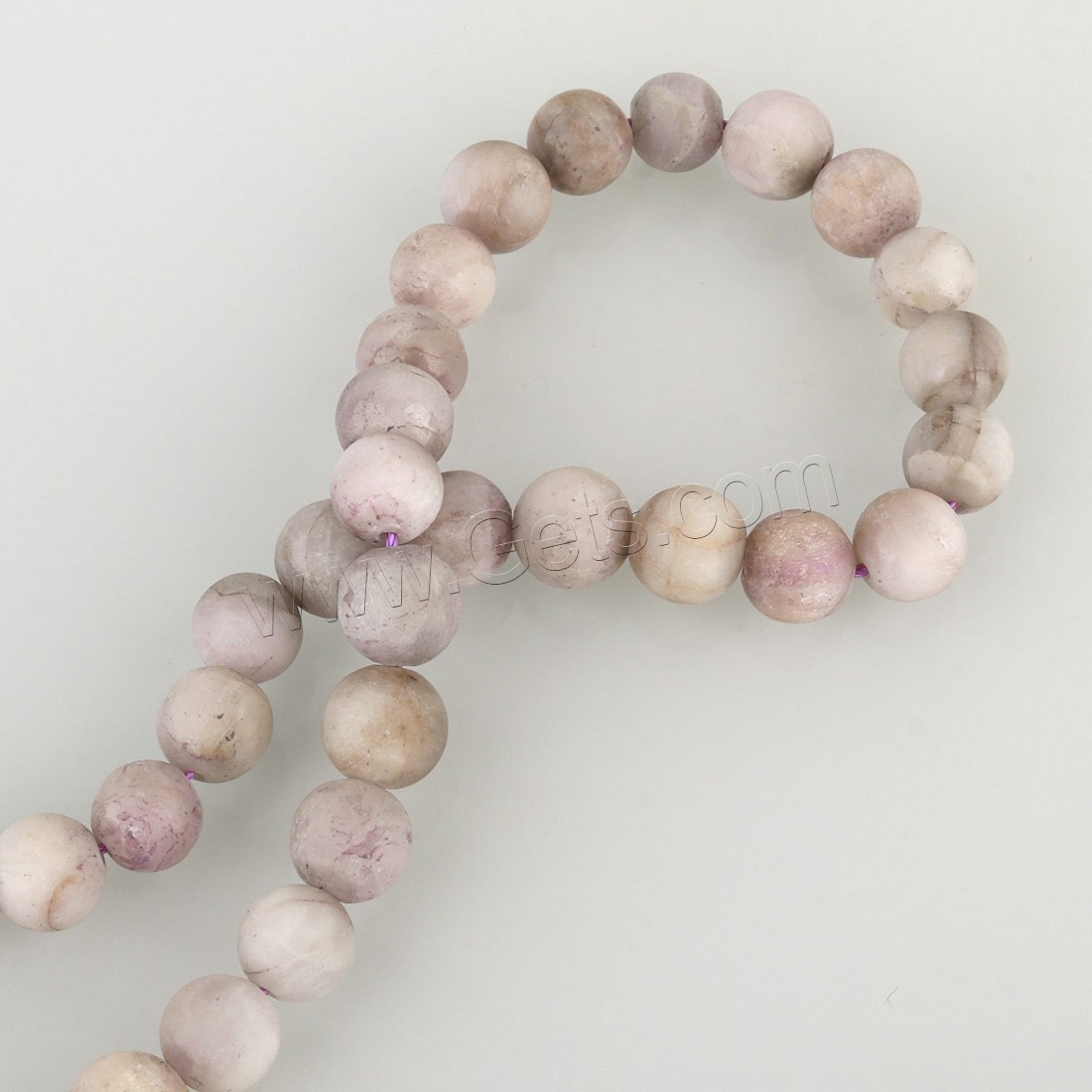 Purple Lithium Stone Beads, Round, different size for choice & frosted, Hole:Approx 1mm, Length:Approx 15.5 Inch, Sold By Strand