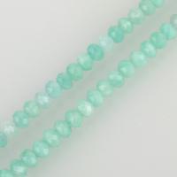 Perles amazonite, tambour, facettes Environ 1mm Environ 15.5 pouce, Environ Vendu par brin