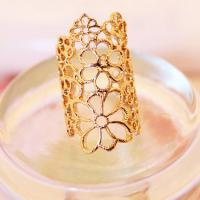 Zinc Alloy Finger Ring, plated, Girl & Korean style & hollow 38mm, US Ring 