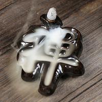 Incense Smoke Flow Backflow Holder Ceramic Incense Burner, Porcelain 