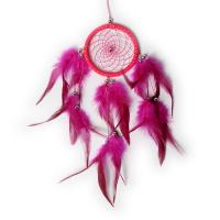 Fashion Dream Catcher, Feather, with Cotton Thread & Velveteen 