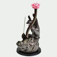 Incense Smoke Flow Backflow Holder Ceramic Incense Burner, Porcelain 