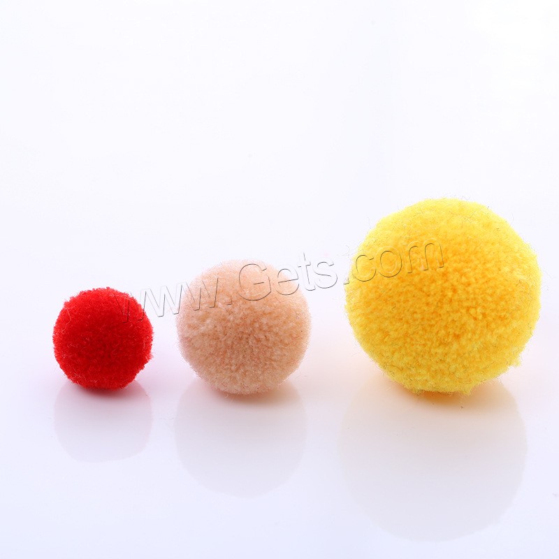 Polyester Costume Accessories, different size for choice, mixed colors, Sold By PC