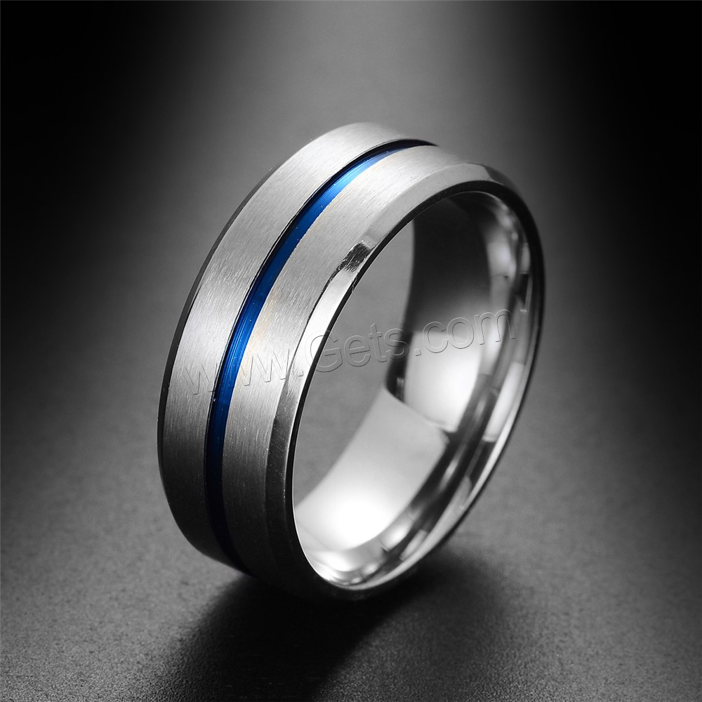 Men Stainless Steel Ring in Bulk, plated, different size for choice & for man, 8mm, Sold By PC