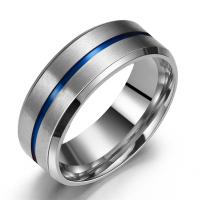 Men Stainless Steel Ring in Bulk, plated & for man, 8mm 