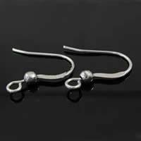 Stainless Steel Hook Earwire, 316 Stainless Steel, with loop, original color Approx 2mm 