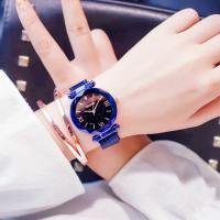 Women Wrist Watch, Glass, with Zinc Alloy, Chinese movement, plated, starry design & for woman 33mm Approx 8.6 Inch 