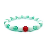 Green Aventurine Bracelet, with Gemstone, Unisex & anti-fatigue, 8mm Approx 7 Inch 