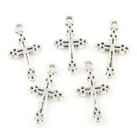 Zinc Alloy Cross Pendants, antique silver color plated, lead & cadmium free Approx 1mm 