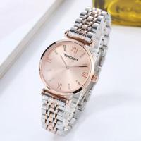 SANDA® Reloj para mujer, aleación de zinc, con dial de aleación de cinc & Vidrio, movimiento chino, chapado en color rosa dorada, más colores para la opción, libre de plomo & cadmio, 34x10mm, longitud:aproximado 8 Inch, Vendido por UD