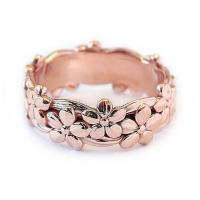 Zinc Alloy Finger Ring, Rose, rose gold color plated & for woman 