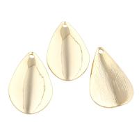 Brass Jewelry Pendants, Teardrop, real gold plated, nickel, lead & cadmium free Approx 1.5mm 