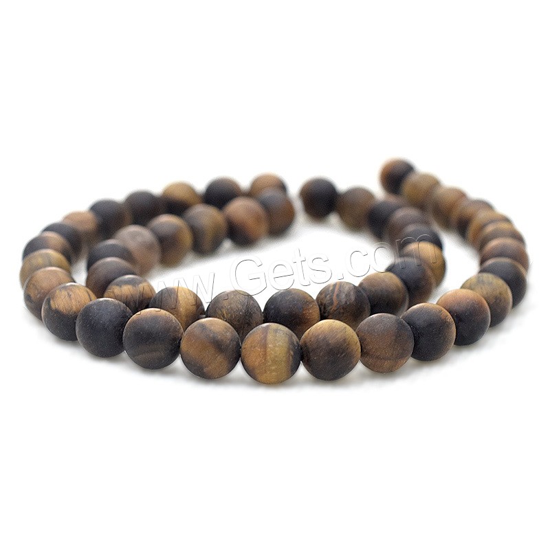 Tiger Eye Beads, Round, different size for choice, Hole:Approx 1mm, Sold By Strand