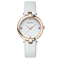 SANDA® Reloj para mujer, Cuero de PU, con dial de aleación de cinc & Vidrio, movimiento chino, más colores para la opción, 36.5x9.7mm, longitud:aproximado 9.3 Inch, Vendido por UD