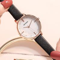 SANDA® Women Jewelry Watch, PU Leather, with zinc alloy dial & Glass, Chinese movement, for woman Approx 8 Inch 